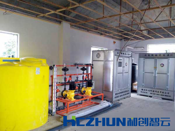 福建塔山自來(lái)水廠(chǎng)兩臺(tái)3000千克次氯酸鈉發(fā)生器
